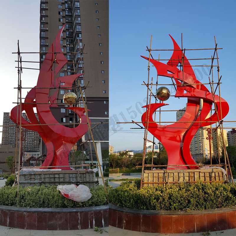 大型不銹鋼雕塑,不銹鋼鳳凰雕塑,小區(qū)不銹鋼景觀雕塑
