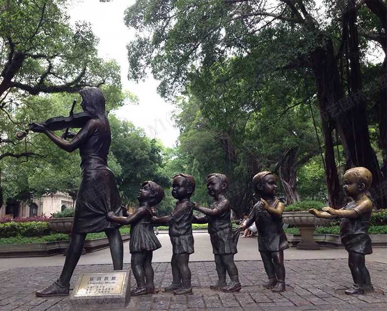 銅人物雕塑，銅小孩雕塑